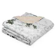 Flecktarn Bundeswehr Winter CAMO Sherpa Blanket