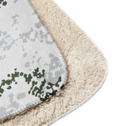 Flecktarn Bundeswehr Winter CAMO Sherpa Blanket
