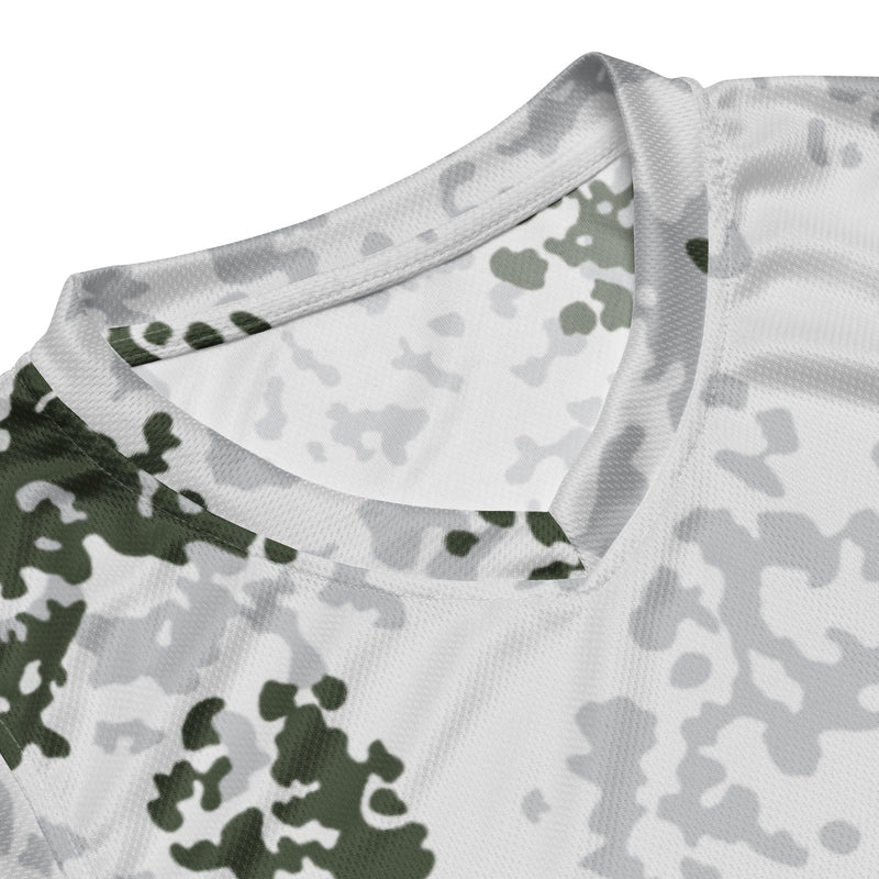 Flecktarn Bundeswehr Winter CAMO Unisex Basketball Jersey