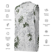 Flecktarn Bundeswehr Winter CAMO Unisex Basketball Jersey