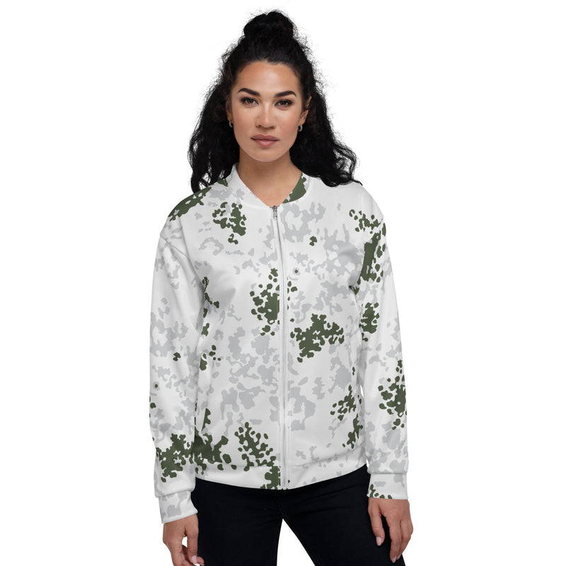 Flecktarn Bundeswehr Winter CAMO Unisex Bomber Jacket
