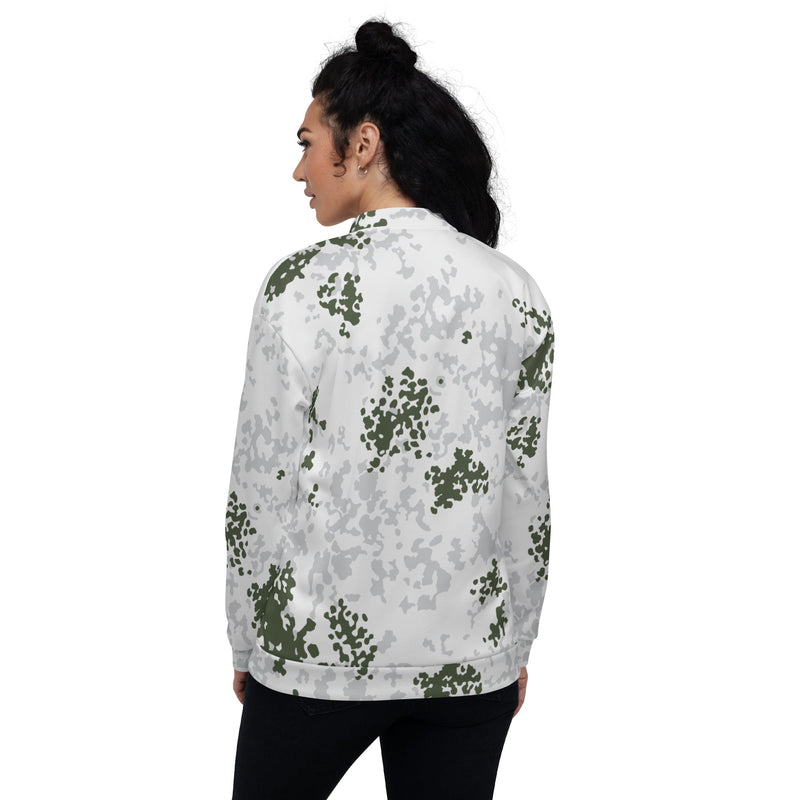 Flecktarn Bundeswehr Winter CAMO Unisex Bomber Jacket