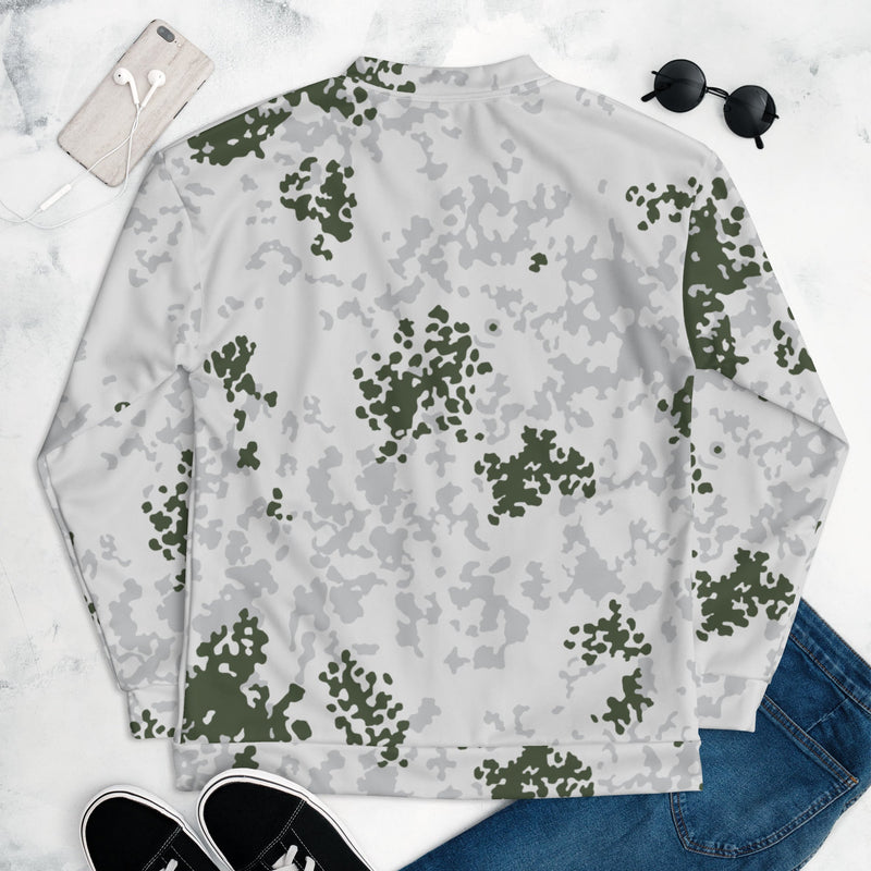 Flecktarn Bundeswehr Winter CAMO Unisex Bomber Jacket