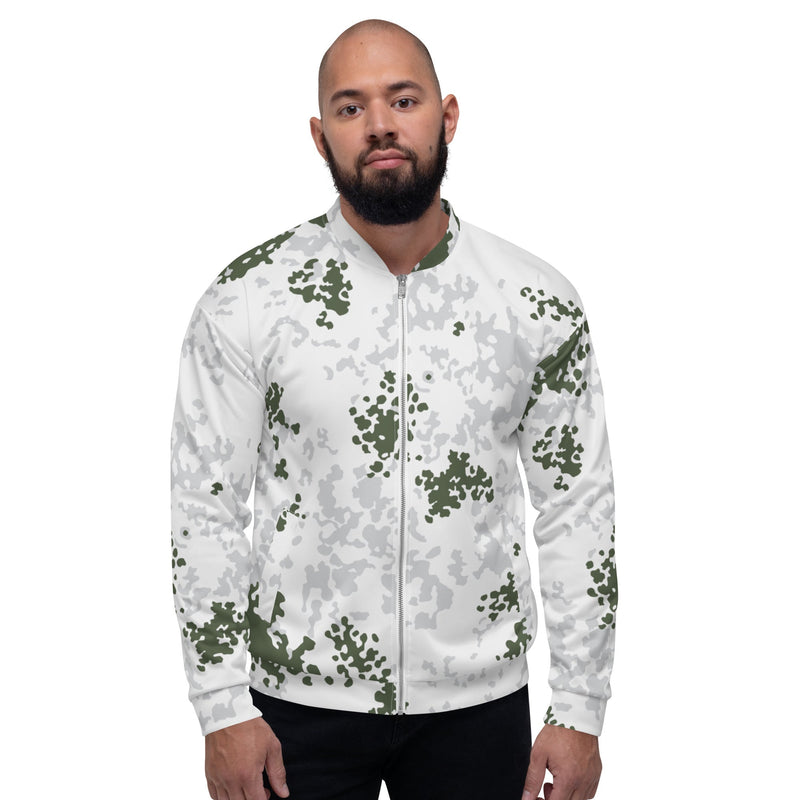 Flecktarn Bundeswehr Winter CAMO Unisex Bomber Jacket