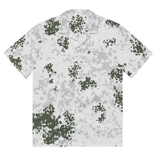 German Flecktarn Winter CAMO Unisex button shirt 2XS Button Shirts