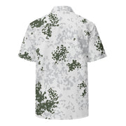 Flecktarn Bundeswehr Winter CAMO Unisex Short-Sleeve Button Shirt - Button-Up
