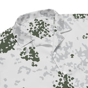 Flecktarn Bundeswehr Winter CAMO Unisex Short-Sleeve Button Shirt - Button-Up