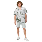 Flecktarn Bundeswehr Winter CAMO Unisex Short-Sleeve Button Shirt - Button-Up