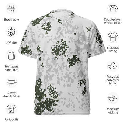 German Flecktarn Winter CAMO unisex sports jersey - Unisex Sports Jersey