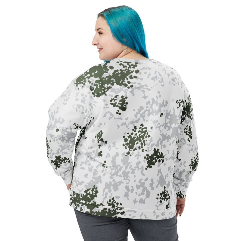 Flecktarn Bundeswehr Winter CAMO Unisex Sweatshirt