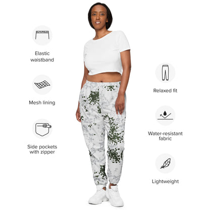 German Flecktarn Winter CAMO Unisex track pants - Track Pants