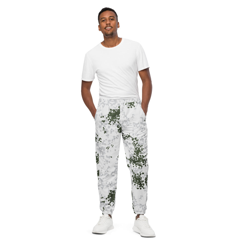 German Flecktarn Winter CAMO Unisex track pants - XS - Track Pants