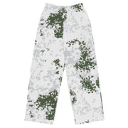 Flecktarn Bundeswehr Winter CAMO Unisex Wide-Leg Leisure Pants - 2XS - Pant