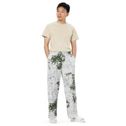 Flecktarn Bundeswehr Winter CAMO Unisex Wide-Leg Leisure Pants - Pant