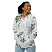 Flecktarn Bundeswehr Winter CAMO Unisex Zip Hoodie