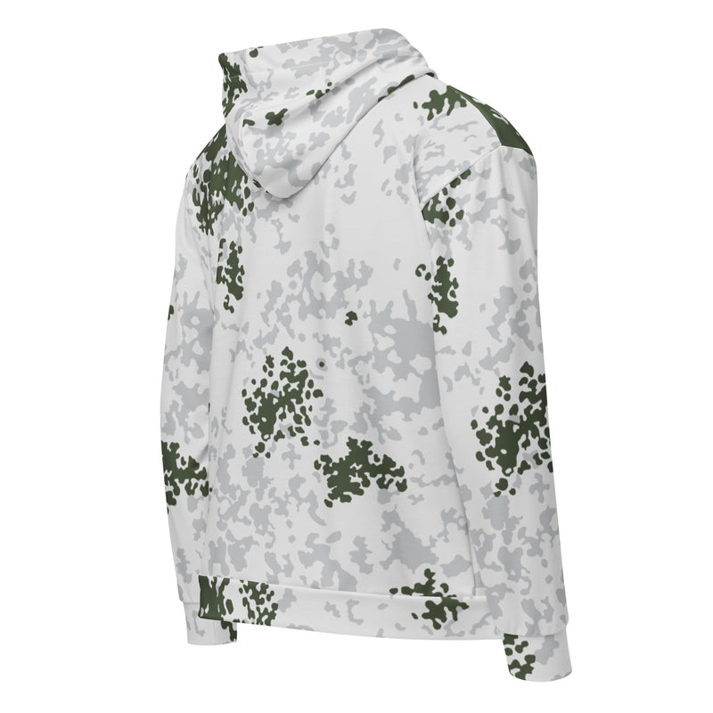 Flecktarn Bundeswehr Winter CAMO Unisex Zip Hoodie