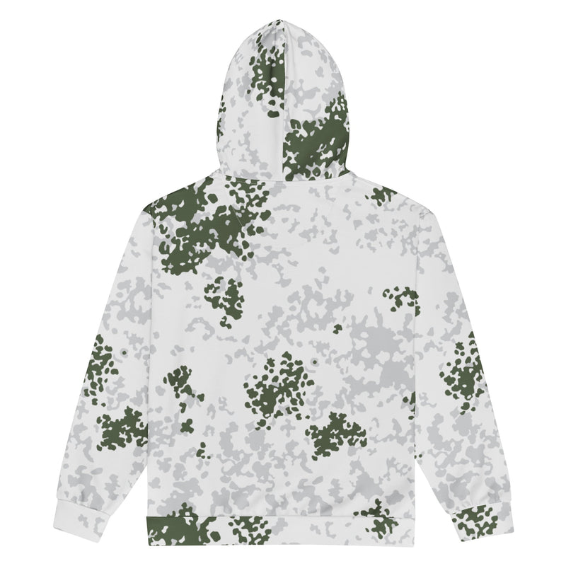 Flecktarn Bundeswehr Winter CAMO Unisex Zip Hoodie