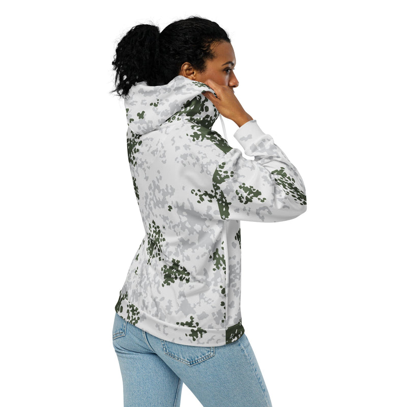 Flecktarn Bundeswehr Winter CAMO Unisex Zip Hoodie