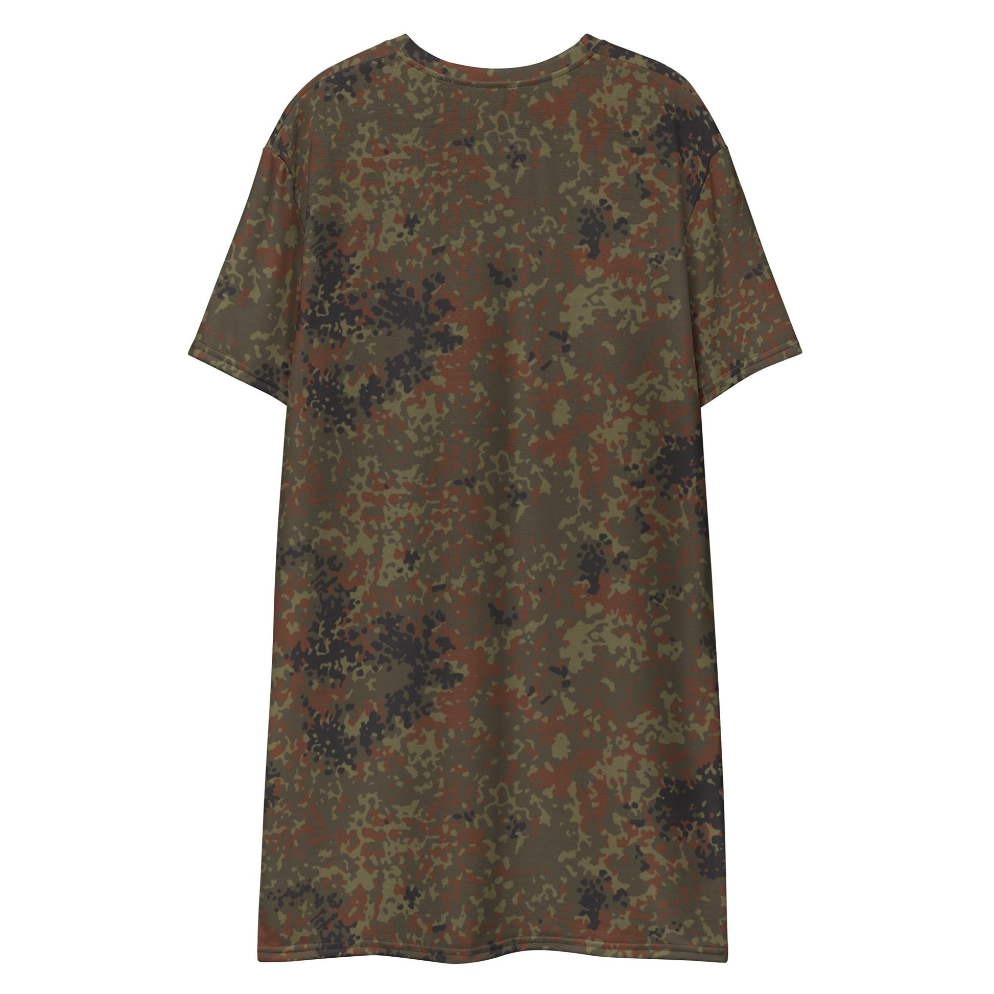 German Flecktarn CAMO Womens T-Shirt Dress