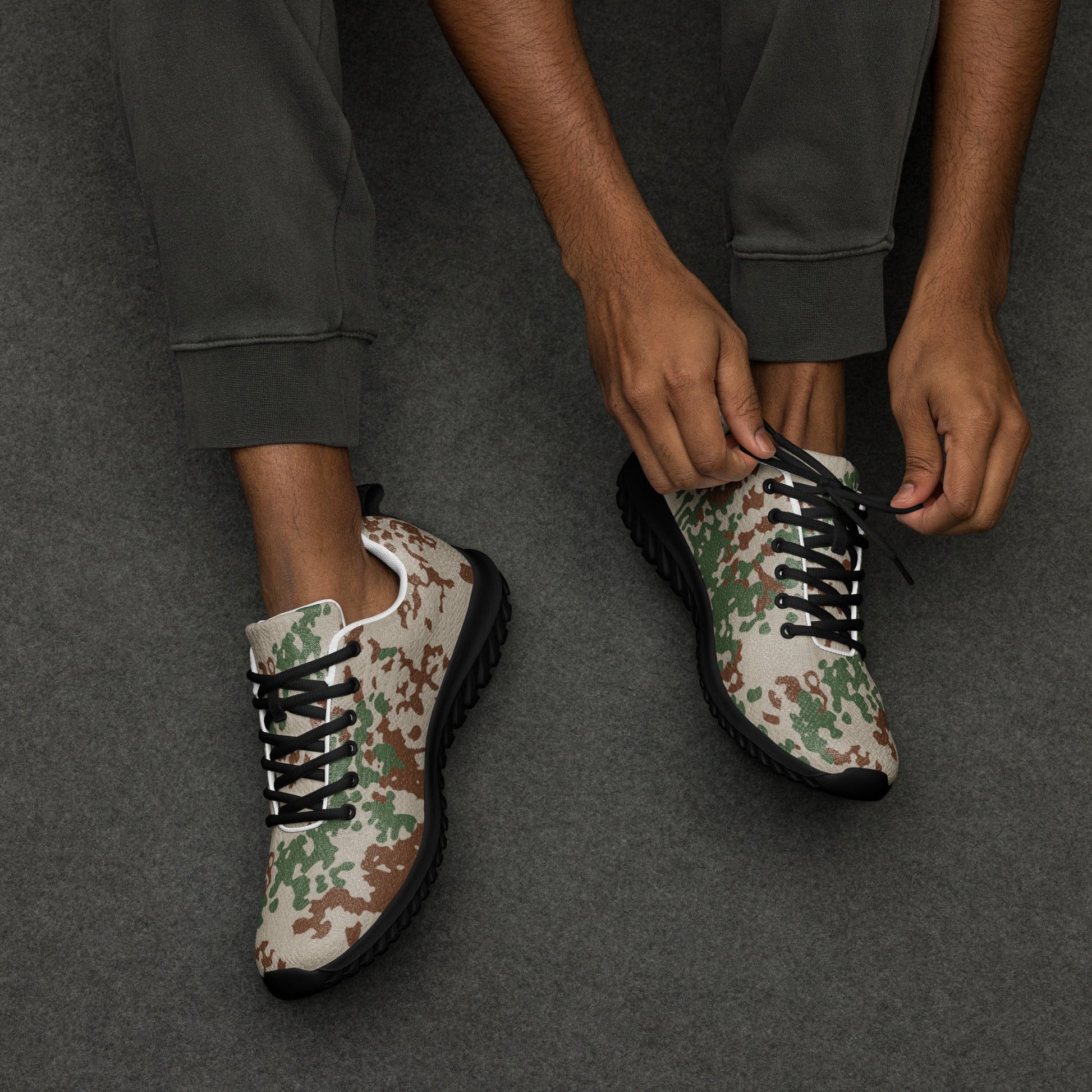 German Flecktarn Wüstentarn Desert CAMO Mens Athletic Shoes