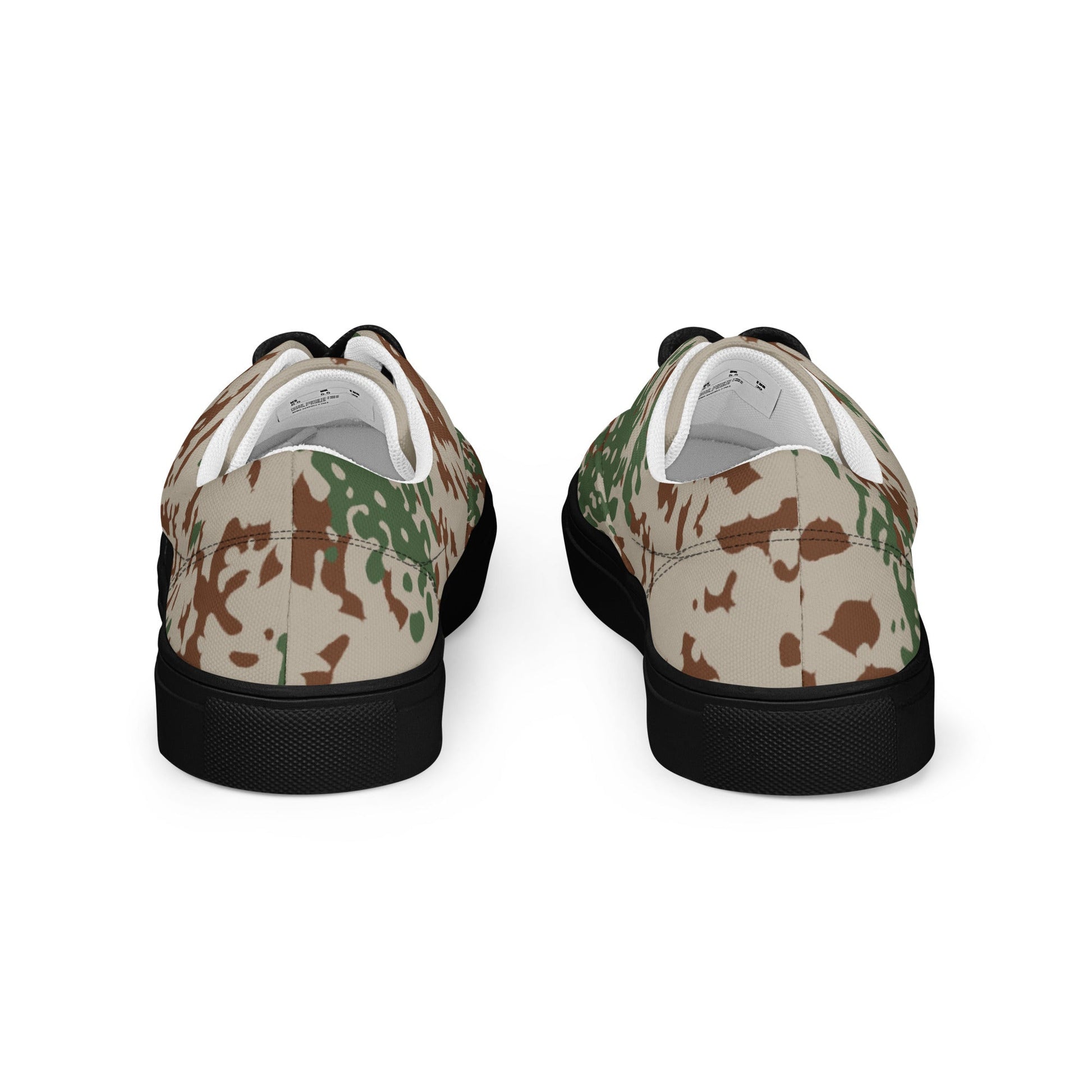 German Flecktarn Wüstentarn Desert CAMO Mens Lace-Up Canvas Shoes - Lace-up