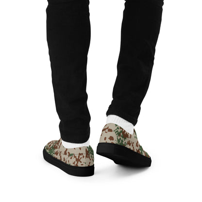 German Flecktarn Wüstentarn Desert CAMO Mens Lace-Up Canvas Shoes - Lace-up