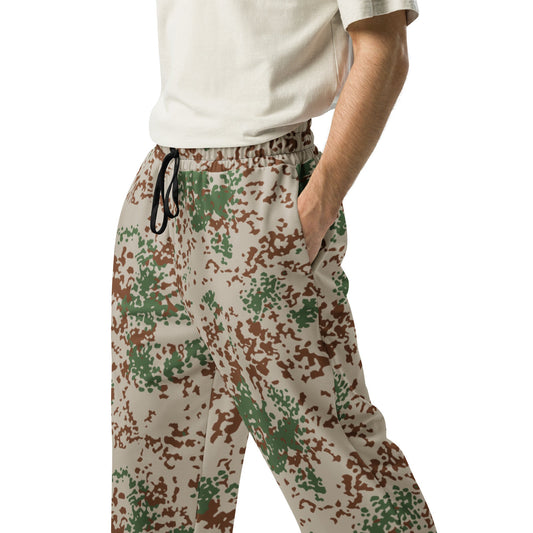 German Flecktarn Wüstentarn Desert CAMO Unisex Wide-Leg Joggers