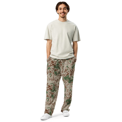 German Flecktarn Wüstentarn Desert CAMO Unisex Wide-Leg Joggers