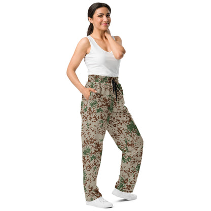German Flecktarn Wüstentarn Desert CAMO Unisex Wide-Leg Joggers