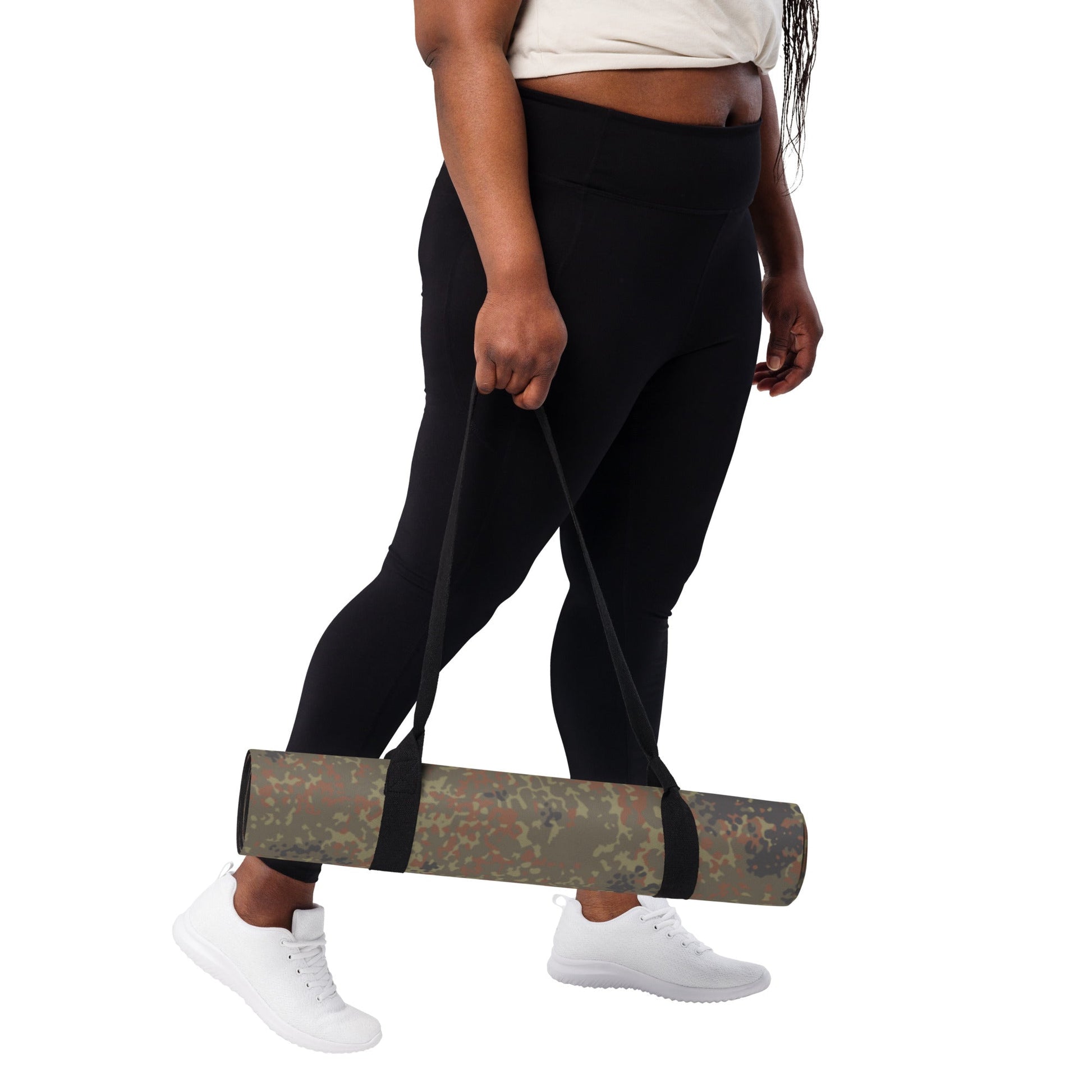 German Flecktarn CAMO Yoga Mat