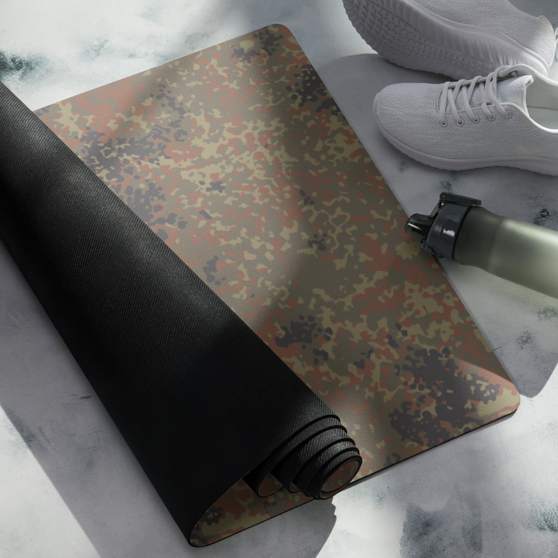 German Flecktarn CAMO Yoga Mat
