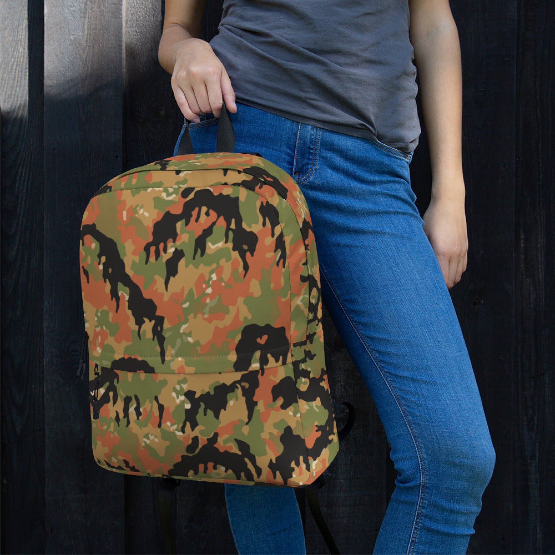 German Leibermuster Autumn CAMO Backpack