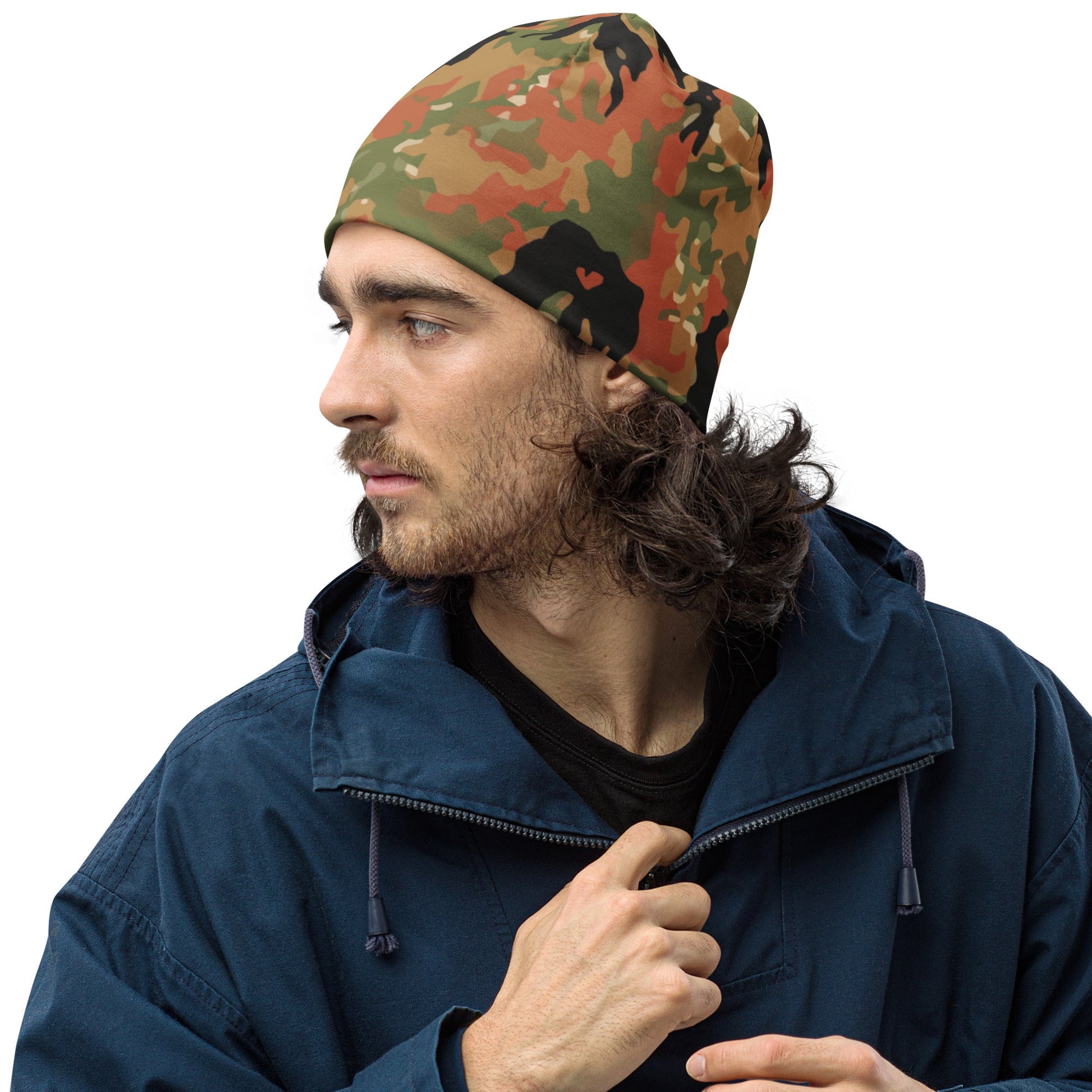German Leibermuster Autumn CAMO Beanie - S - Beanies