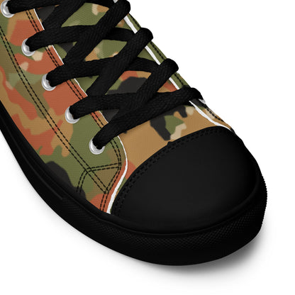 German Leibermuster Autumn CAMO Mens high top canvas shoes - High Top Canvas Shoes