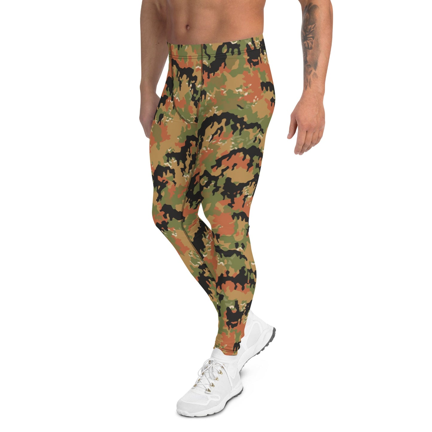 German Leibermuster Autumn CAMO Mens Leggings