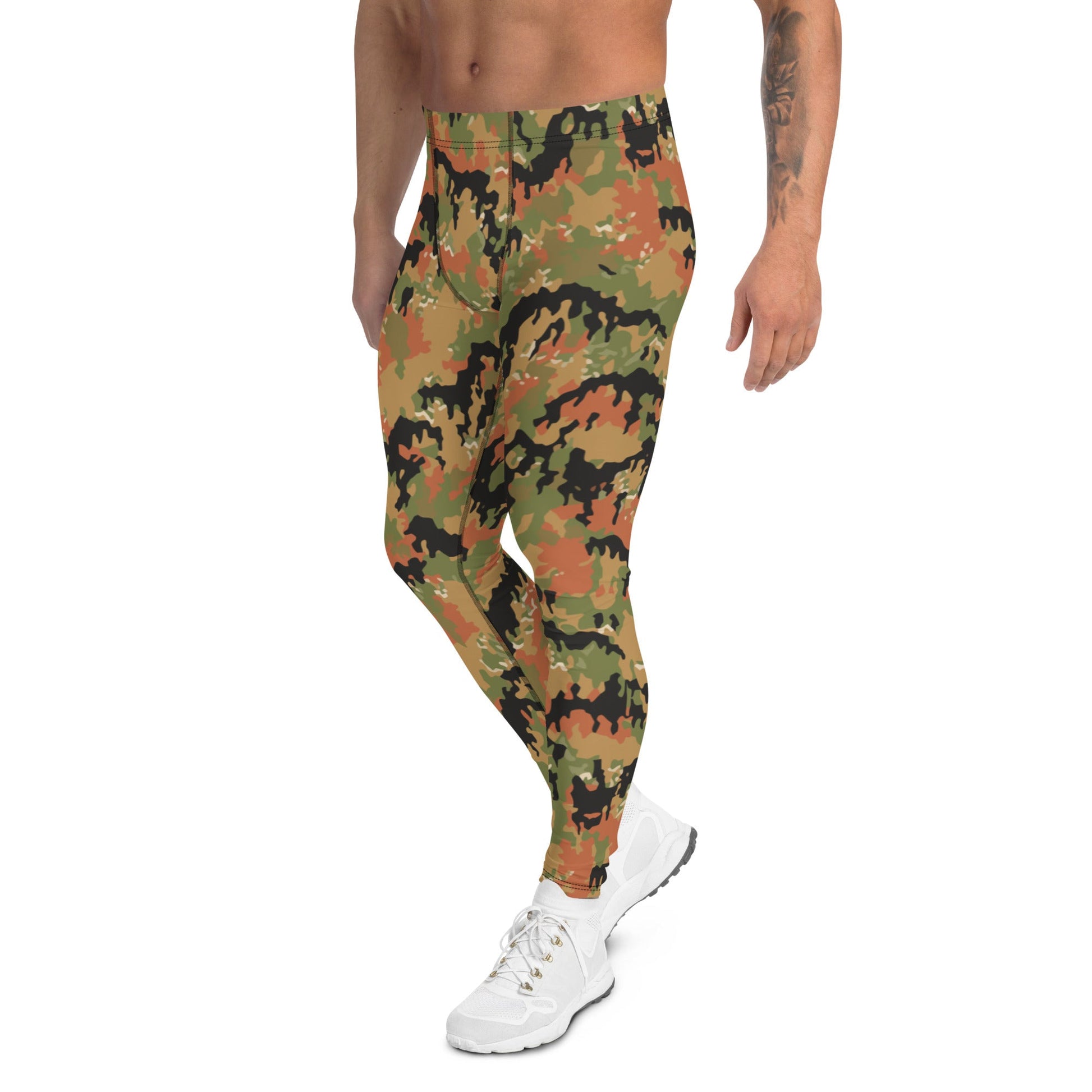 German Leibermuster Autumn CAMO Mens Leggings