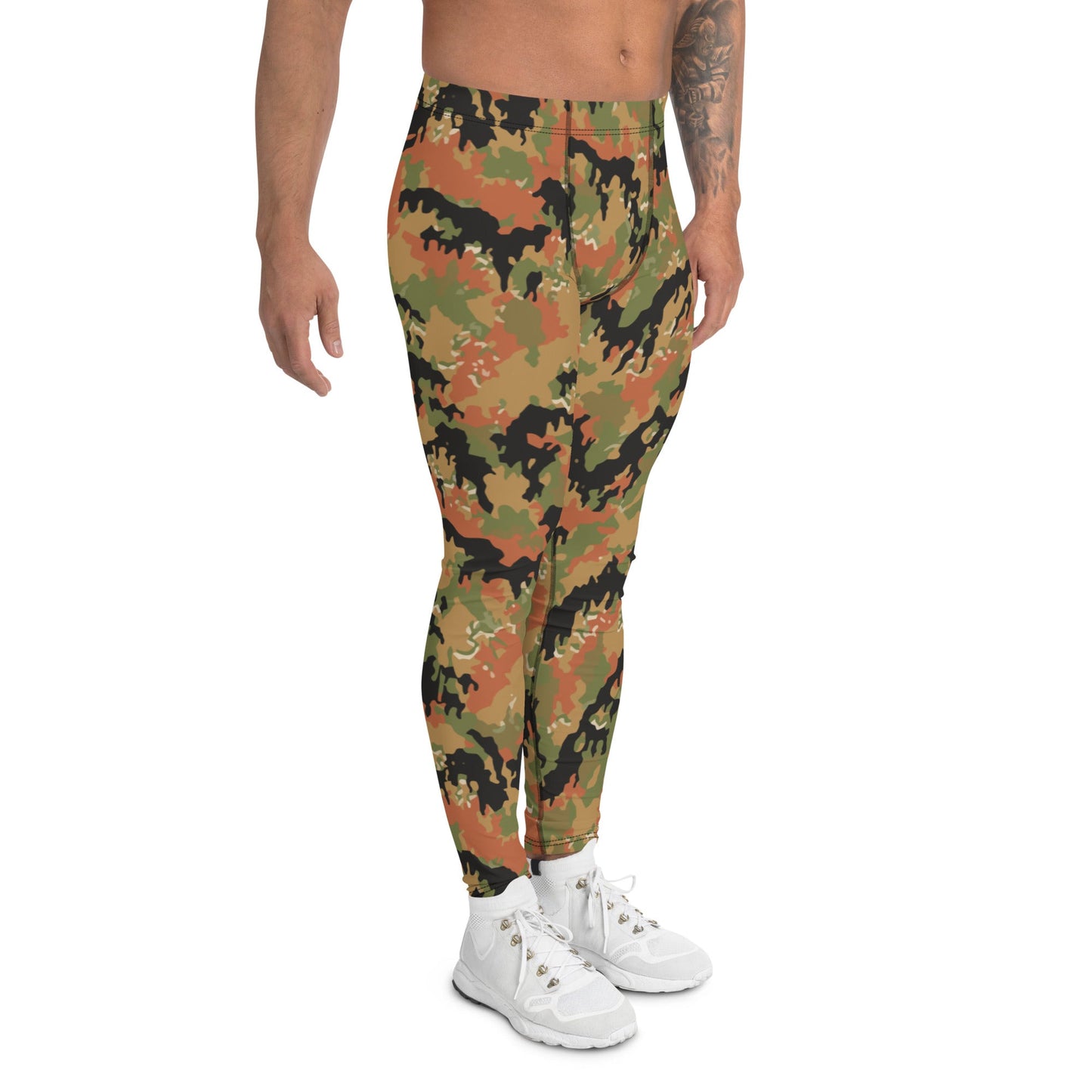 German Leibermuster Autumn CAMO Mens Leggings