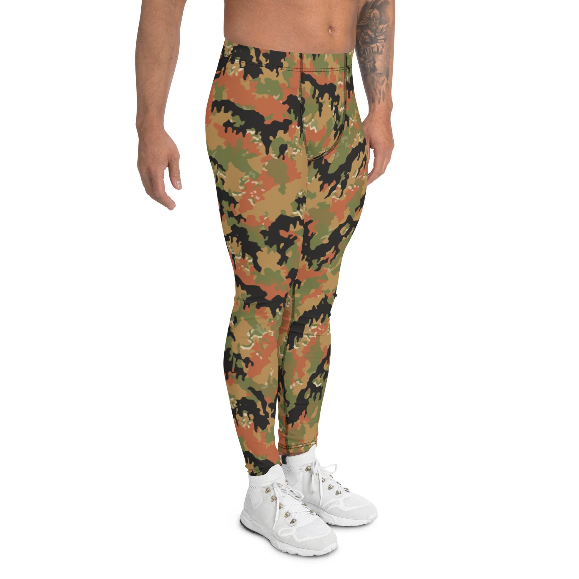 German Leibermuster Autumn CAMO Mens Leggings