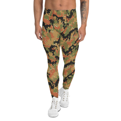 German Leibermuster Autumn CAMO Mens Leggings XS