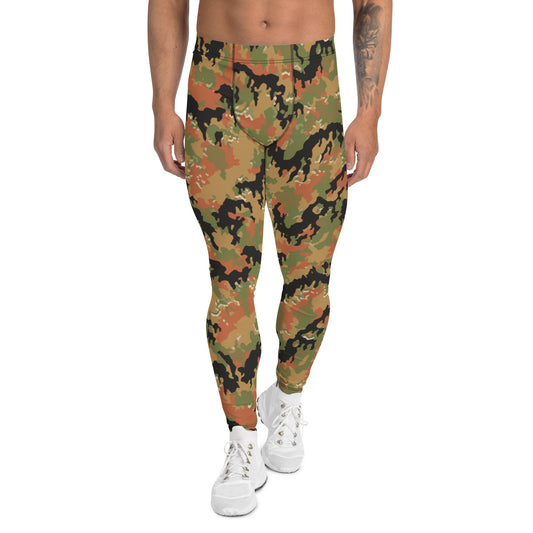 German Leibermuster Autumn CAMO Mens Leggings XS