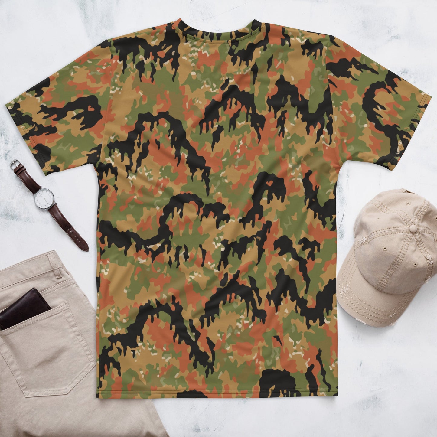 German Leibermuster Autumn CAMO Mens T-shirt - T-Shirts
