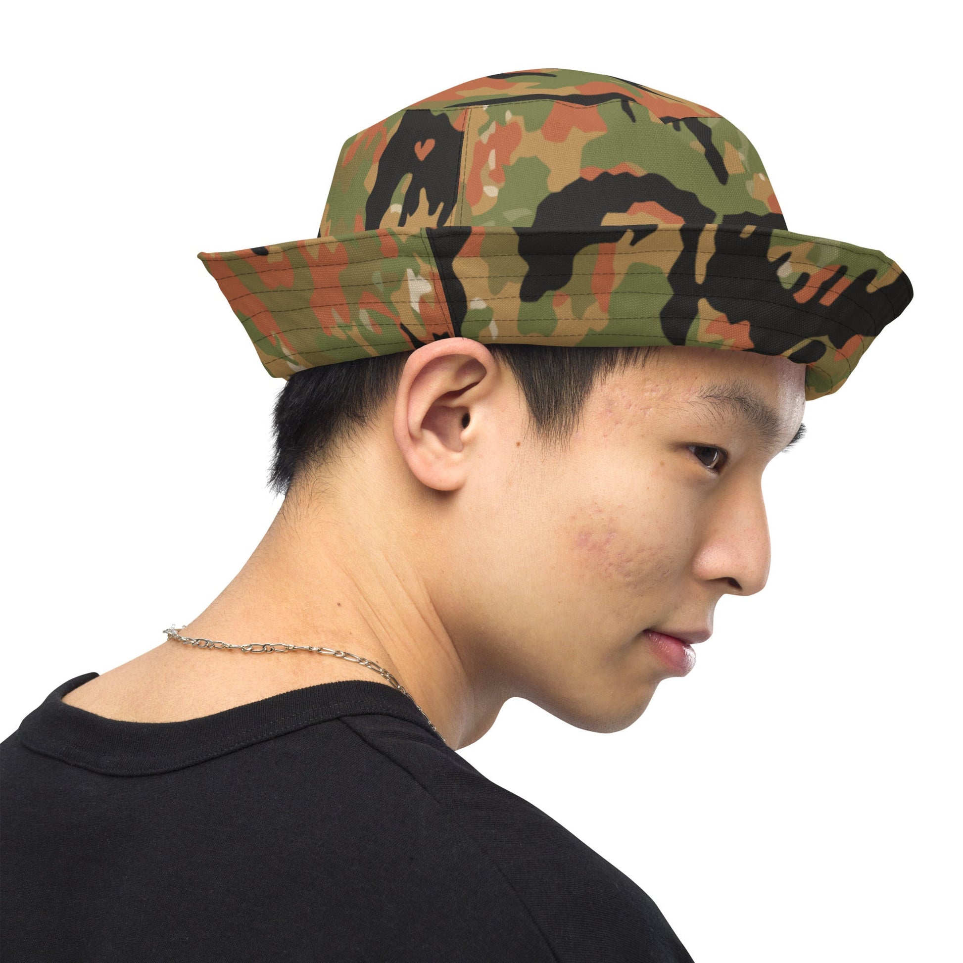 German Leibermuster Autumn CAMO Reversible bucket hat - Bucket Hats