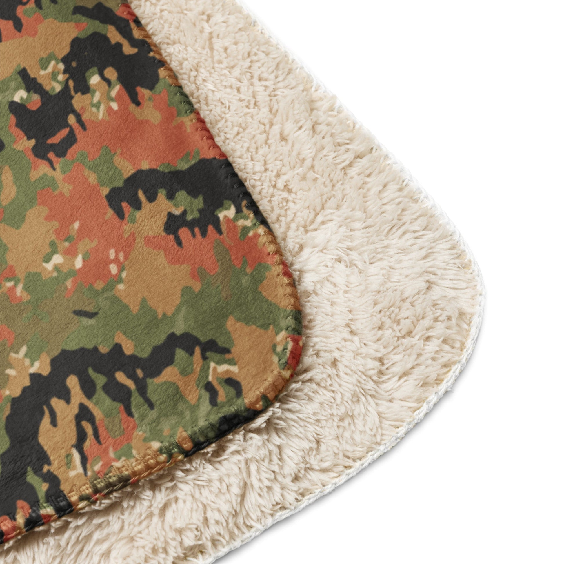 German Leibermuster Autumn CAMO Sherpa blanket - Blanket