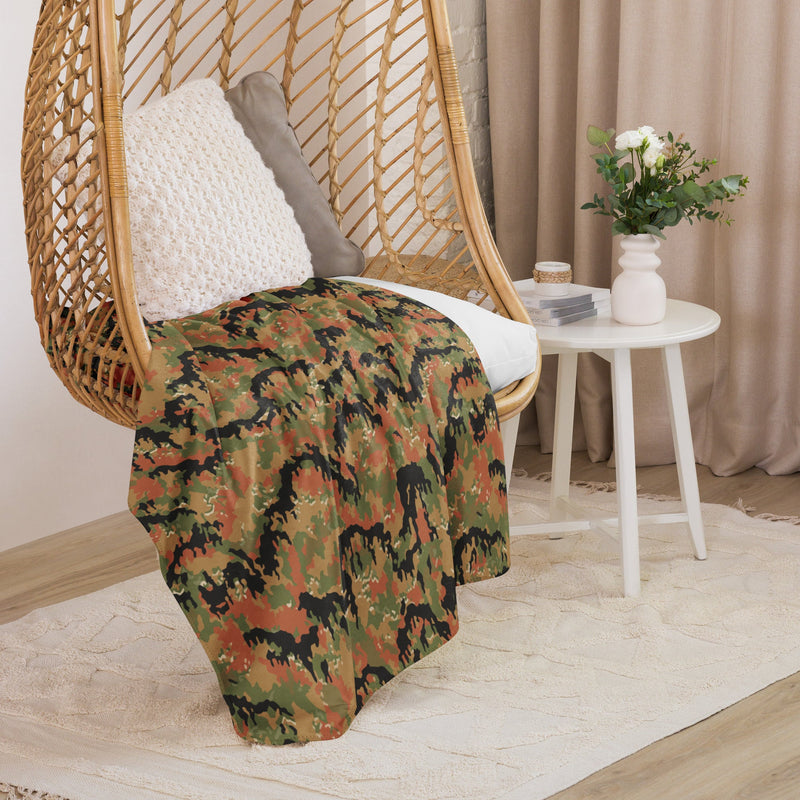 Leibermuster Autumn CAMO Sherpa Blanket