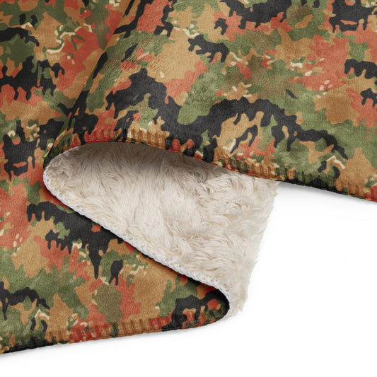 German Leibermuster Autumn CAMO Sherpa blanket - Blankets