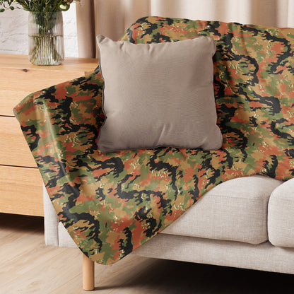 German Leibermuster Autumn CAMO Sherpa blanket - Blanket
