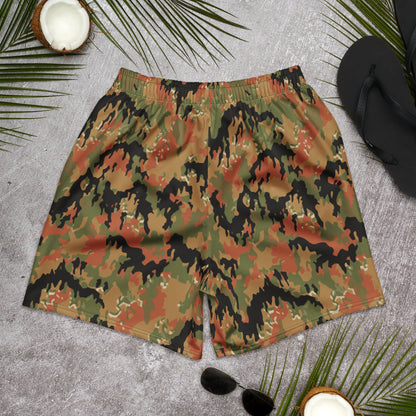 German Leibermuster Autumn CAMO Unisex Athletic Long Shorts