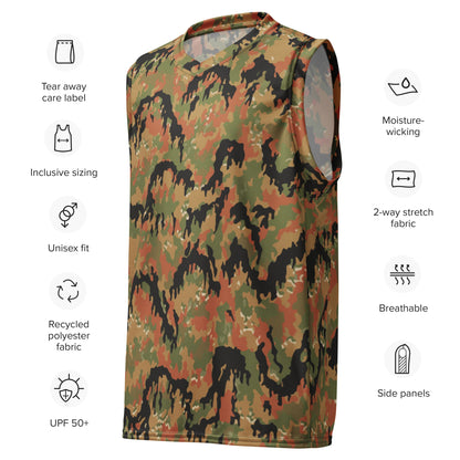 German Leibermuster Autumn CAMO unisex basketball jersey - Basketball Jerseys