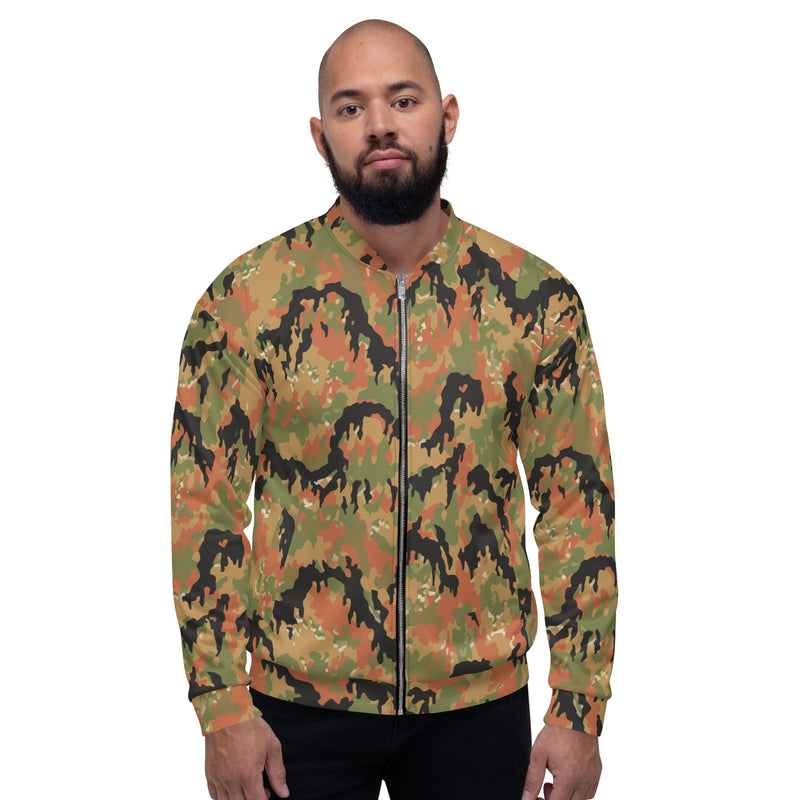 Leibermuster Autumn CAMO Unisex Bomber Jacket