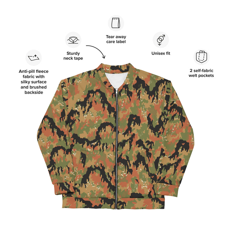 Leibermuster Autumn CAMO Unisex Bomber Jacket